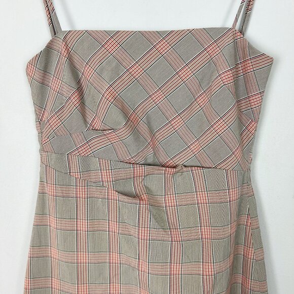 Y2K BCBG Maxazria Tartan Plaid Sheath Dress Career Academia Size 4 Women's - Picture 2 of 4